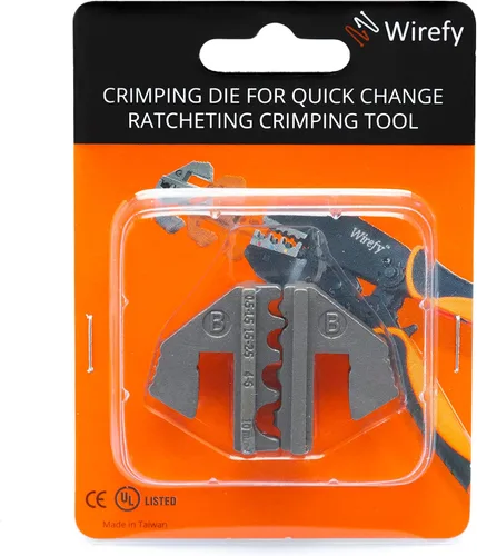 Vista 6 de Wirefy Crimping Die for Non-Insulated Terminals - 20-8 AWG