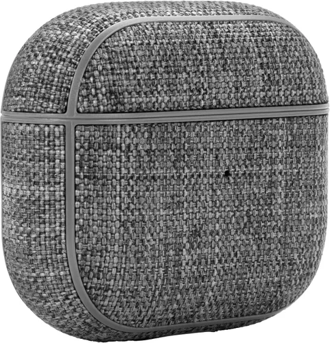Vista 3 de Incase Funda para Airpods Woolenex - Funda para Airpod de 3ª generación, duradera, ligera y protectora con tela de primera calidad, diseño Asfalto