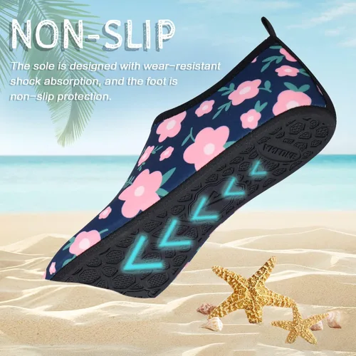 Vista 2 de ANLUKE - Zapatos para agua, de secado rápido, ideales para yoga acuático, playa, natación, surf, para mujeres y hombres
