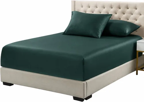 Vista 5 de Royal Tradition Sábana bajera ajustable de viscosa de bambú, tamaño individual XL, bolsillo profundo, sábanas extremadamente suaves, beige sólido