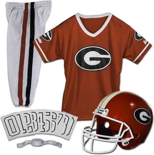 Vista 20 de Franklin Sports NCAA - Conjunto de uniforme de fútbol americano para niños, camiseta de fútbol universitario, casco + pantalones para niños y niñas