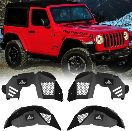 Vista 13 de Guardabarros para Jeep Wrangler JL Unlimited 4WD 2WD 2018-2026