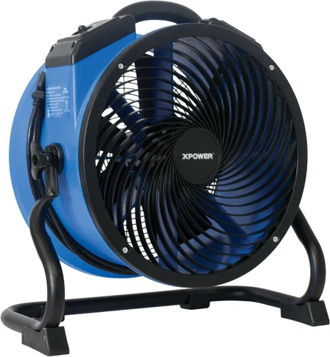 Vista 15 de XPOWER FC-100 - Ventilador industrial de alta velocidad para toda la habitación, circulador de aire, ventilador de piso, velocidad variable