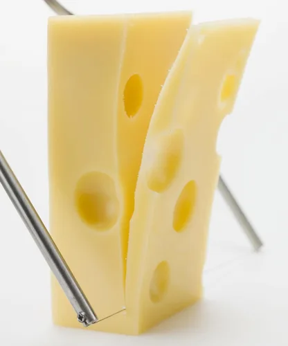 Vista 4 de Cortador de queso y rebanador de queso de acero inoxidable con alambre Cortador de queso con alambre y rebanador de mantequilla