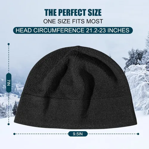 Vista 4 de Gorro de bambú ligero para hombres y mujeres, suave y cómodo para dormir