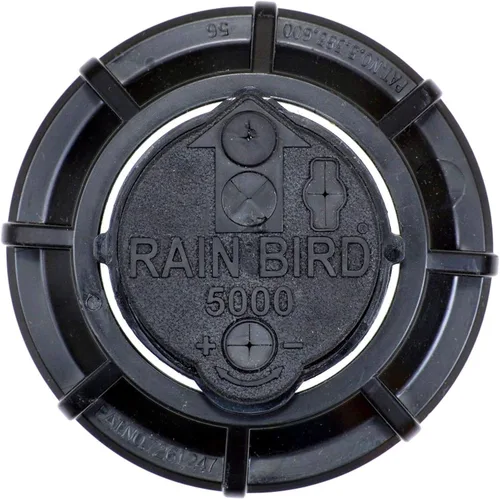 Vista 5 de Rain Bird Cabezal de aspersor de rotor serie 5000, 5004 PC, rotor desplegable ajustable de 4 pulgadas, paquete de 4 Negro - 4 paquetes