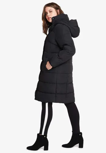 Vista 5 de Ellos Acolchado largo con capucha para mujer, talla grande