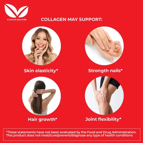 Vista 4 de Full Life Suplementos de colágeno hidrolizado, píldoras de colágeno bovino para mujeres y hombres, cápsulas de colágeno kosher, sin gluten, 90