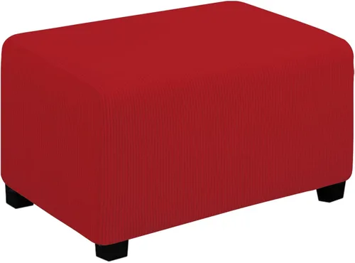 Vista 34 de Easy-Going Funda Elástica para Otomana Taburete de Almacenamiento Plegable Protector de Muebles Funda Rectangular Suave con Parte Inferior Elástica