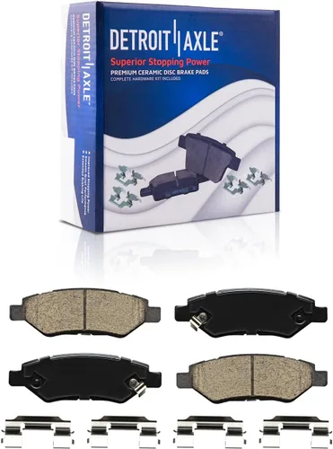 Vista 32 de Detroit Axle - Pastillas de Freno Delantero Izquierdo Reemplazo de Pinza de Disco para Ford Fusion Mazda 6 Lincoln MKZ Mercury Milan 2006-2012