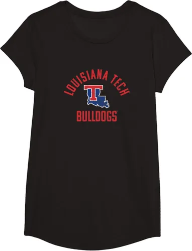 Vista 3 de Louisiana Tech Bulldogs - Camiseta grande, Negro