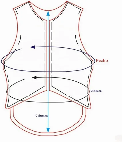 Vista 7 de HILASON Chaleco protector de cuero para equitación de toro juvenil, Chaparreras cortas para montar en toro negro con púrpura Chaparreras