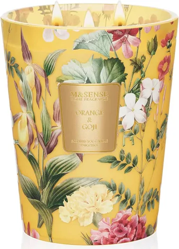 Vista 12 de M&SENSE - Vela de cera de soja natural aromática de 35 onzas, extragrande, 3 mechas, 150 horas, larga duración, combustión lenta, para decoración