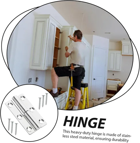Vista 9 de Bisagras de acero inoxidable resistentes de 4 piezas para puertas y ventanas para uso interior y exterior