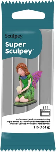 Vista 7 de Super Sculpey - Arcilla polimérica para horno, calidad profesional, beige, 1 libra (paquete de 3)