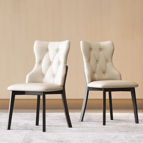 Vista 21 de Upholstered Dining Chairs Set, Modern Kitchen Dining Chairs Backrest Reading Office Desk Chair, for Living Room & Bedroom, Living Room, Home