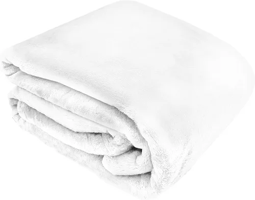 Vista 10 de Comfort Lab Manta de franela de felpa, suave, ligera, manta de forro polar para regalo, para sofá, cama y decoración del hogar, antibolitas y no se