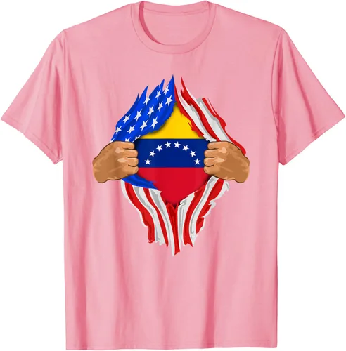 Vista 38 de Camiseta Venezuelan Blood Inside Me Regalo de la bandera de Venezuela, Blanco