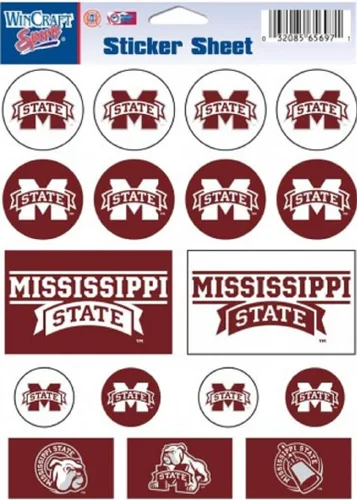 Vista 20 de Lámina de etiqueta de vinilo NCAA