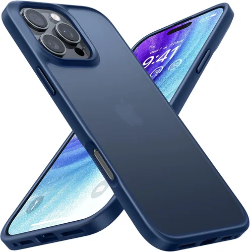Vista 17 de TORRAS Funda a prueba de golpes para iPhone 13/iPhone 14, grado militar, probada en caídas, parte trasera dura protectora delgada para iPhone 13