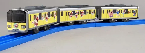 Vista 2 de Plarail SC-08 Tobu 50050 Tipo Crayon Shin-chan Envoltura Tren