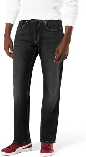 Vista 9 de Levi Strauss Signature Gold Pantalones de mezclilla Flex de ajuste relajado para hombre
