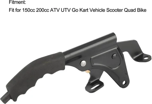 Vista 3 de Palanca de freno de estacionamiento, palanca de freno de estacionamiento antideslizante de 11.8 pulgadas, agarre para ATV UTV, Kart, vehículo