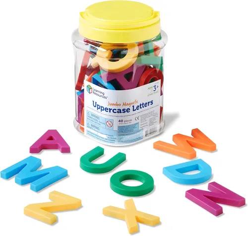 Vista 2 de Learning Resources Juego de letras mayúsculas y minúsculas magnéticas (80 piezas)