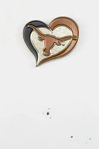 Vista 26 de aminco NCAA - Pin de corazón de remolino unisex