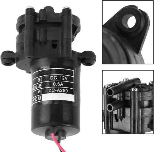 Vista 5 de 12V ZC-A250 Bomba de agua dulce Bomba de agua de engranajes Mini autocebante -Resistente DC Gear Bomba de agua