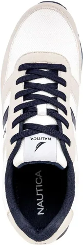Vista 4 de Nautica Men's Lace-Up Sneakers Casual, Stylish, and Comfortable for Walking