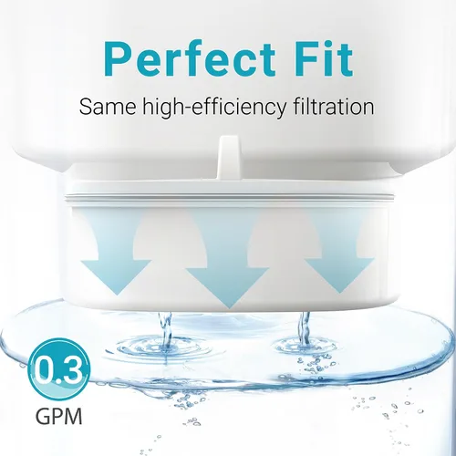 Vista 5 de 1 paquete de filtros de repuesto para todos los jarrones Waterdrop®, filtro Waterdrop® WD-PF-01A Plus, reduce el plomo, PFAS, PFOA/PFOS, cloro, dura
