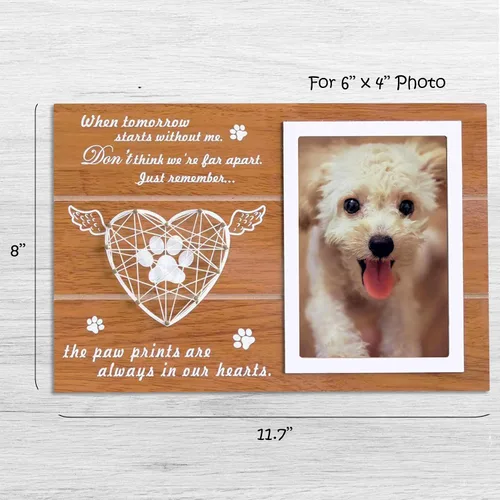 Vista 3 de Marco de fotos conmemorativo para mascotas, marco conmemorativo para mascotas, marco conmemorativo para mascotas, marco conmemorativo de pérdida