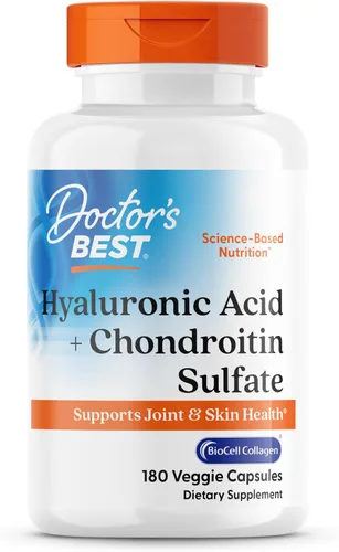Vista 3 de Doctor 's Best mejor ácido hialurónico con Chondroitin Sulfato, DRB-00146, 1, 1 Cápsulas, suplemento de apoyo a la salud articular para mujeres