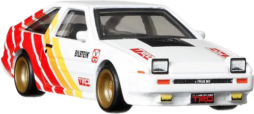 Vista 2 de Hot Wheels Vehículos de leyendas del circuito cultural del automóvil para niños de 3 años en adelante, colección premium de vehículos a escala 1:64