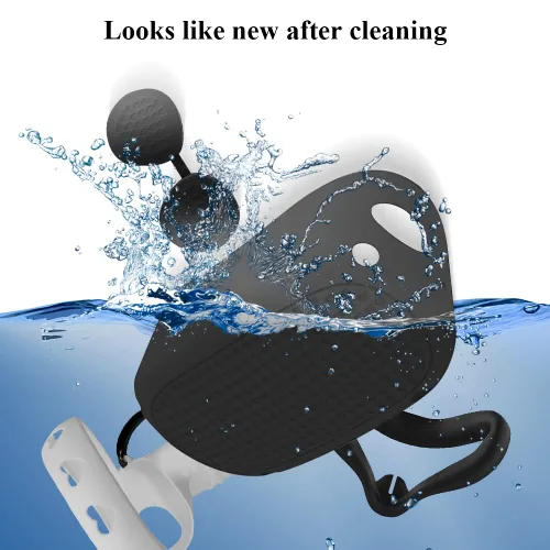 Vista 5 de Silicone Cover Set for Oculus Quest 2, Ubitree Virtual Reality Headset Protection Include Headset Cover and Controller Grip, Face Cover, Lens