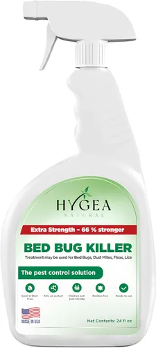 Vista 11 de Hygea Natural Spray de viaje natural extra fuerte para chinches y ácaros, tamaño aprobado por la TSA, apto para niños y mascotas, sin manchas