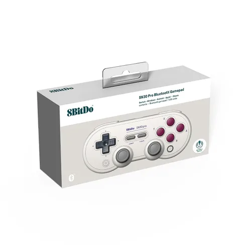 Vista 9 de 8Bitdo Sn30 Pro Wireless Bluetooth Controller, Hall Effect Joystick Update, Retro Gamepad for SwitchSwitch 2, PC, Steam Deck, Android, Raspberry PI