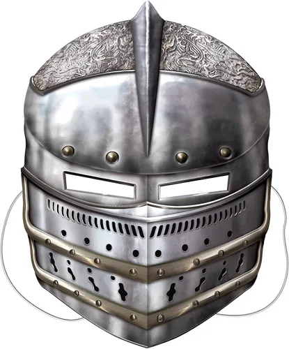 Vista 5 de Knight máscaras para fiestas (1 hilos) (4/paquete)