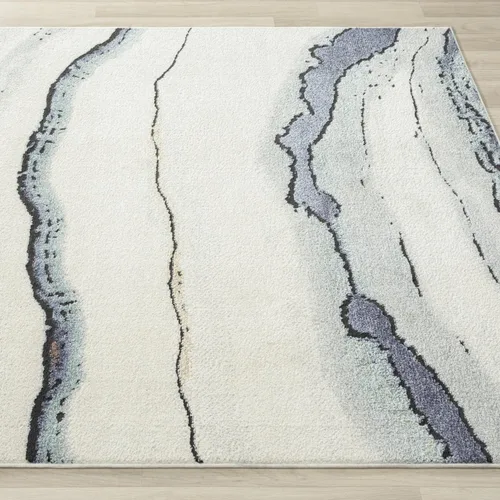 Vista 7 de LUXE WEAVERS Abstracto Atardecer Mármolado Multi 6x9 Area Alfombra