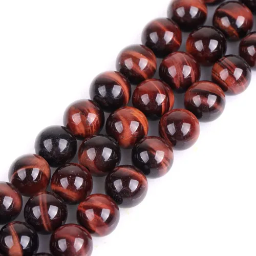 Vista 79 de GEM-Inside - 95 cuentas AA color morado oscuro de amatista de 15 pulgadas por hebra con agujero, piedras preciosas naturales y cuentas de cristal