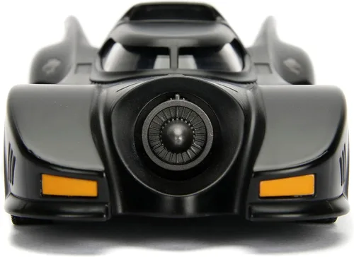 Vista 6 de Jada Toys DC Comics Batman 1989 - Kit de modelo de coche Batmobile DIE-CAST, vehículo a escala 1: vehículo a escala de 24 y figura de metal