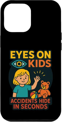 Vista 26 de Eyes on Kids Child Safety Gift for Moms, Granny, Grandad Case for iPhone 16