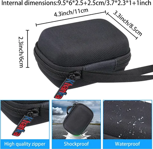 Vista 3 de khanka Anker Nano Cargador portátil, 10,000mAh 45W Max Compact Power Bank Case, carcasa de viaje dura compatible con Anker Nano 45W 10000mAh Power