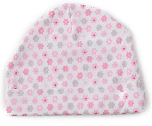 Vista 5 de Chamie Conjunto de guantes de algodón para recién nacidos, gorro antiarañazos para bebés, niños y niñas