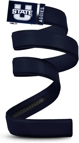 Vista 39 de Mission Belt Con licencia oficial de la NC Alabama Crimson Tide Crimson Tide (Cuero Negro)