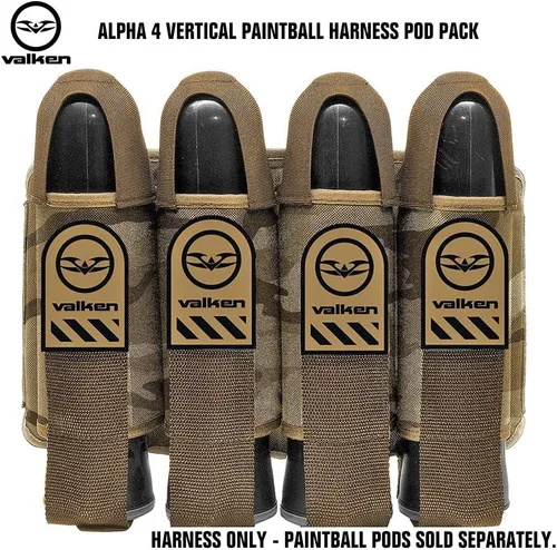 Vista 2 de Valken Arnés de paintball Alpha 4 Pod