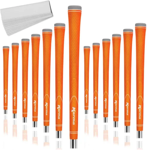 Vista 10 de Karma Neion II - Juego de agarres de golf de repuesto, de goma antideslizante de colores vibrantes para hombres y mujeres, elige individual, 9, 13