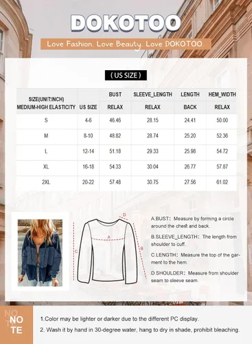 Vista 5 de Dokotoo Sudaderas con capucha de punto gofre para mujer, con cremallera y cordón, ropa de moda casual de otoño