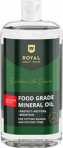 Vista 11 de ROYAL CRAFT WOOD Aceite mineral para tabla de cortar, 4 onzas líquidas, aceite mineral de grado alimenticio para tablas de cortar de bambú y madera